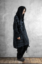 Load image into Gallery viewer, SOSNOVSKA COLLAPSE HOODIE CELLS (PLAID x CHECK)