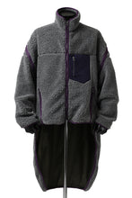 画像をギャラリービューアに読み込む, FACETASM HIGH-LOW ZIPPER FLEECE JACKET (GREY)