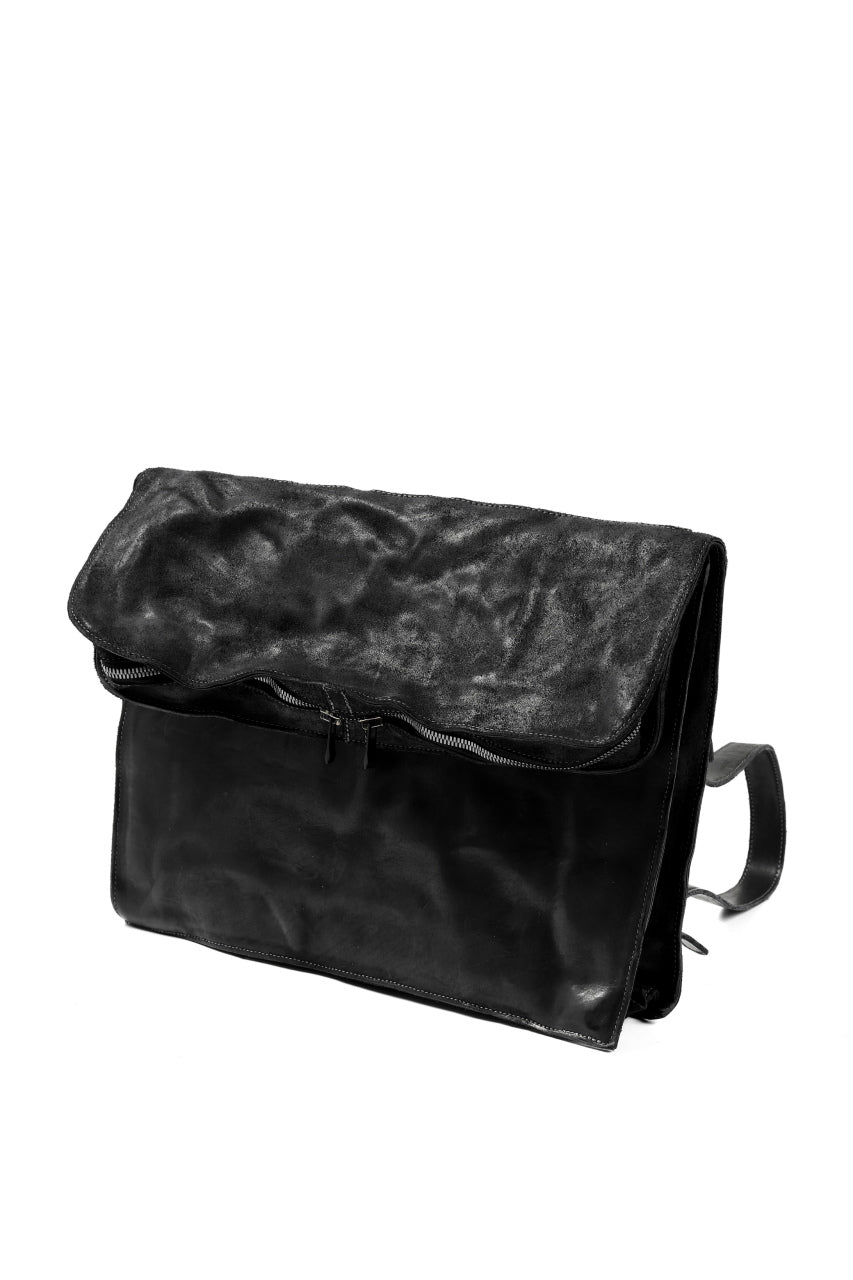 incarnation MULTI FORMED BAG / CALF SHOULDER (BLACK)