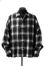 画像をギャラリービューアに読み込む, FACETASM CHECK ZIPPER SHIRT (BLACK)