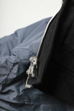 画像をギャラリービューアに読み込む, incarnation HIGH NECK BIAS ZIP BLOUSON MB-1 / CANVAS + HORSE LEATHER (BLACK)