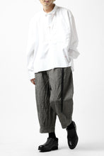 画像をギャラリービューアに読み込む, KLASICA GOSSE 2 TUCKED TROUSERS / ORIGINAL PONGEE NEP (GLEN CHECK)