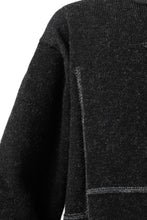 画像をギャラリービューアに読み込む, YUTA MATSUOKA knit sweater / shetland wool (black)