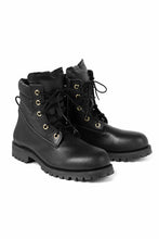 画像をギャラリービューアに読み込む, Portaille exclusive LEX-W20 TREK Laced Boots / VACCHETTA SMOOTH (BLACK / GOLD EYELET)