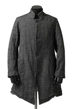 画像をギャラリービューアに読み込む, YUTA MATSUOKA exclusive jacket coat / wool linen herringbone (charcoal grey)