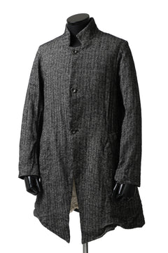 画像をギャラリービューアに読み込む, YUTA MATSUOKA exclusive jacket coat / wool linen herringbone (charcoal grey)