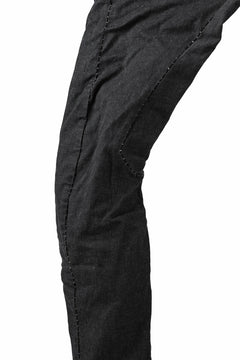 Load image into Gallery viewer, masnada LINED SLIM PANT / UN DENIM ELASTICIZZATO LAVATO (BLACK STENCIL)