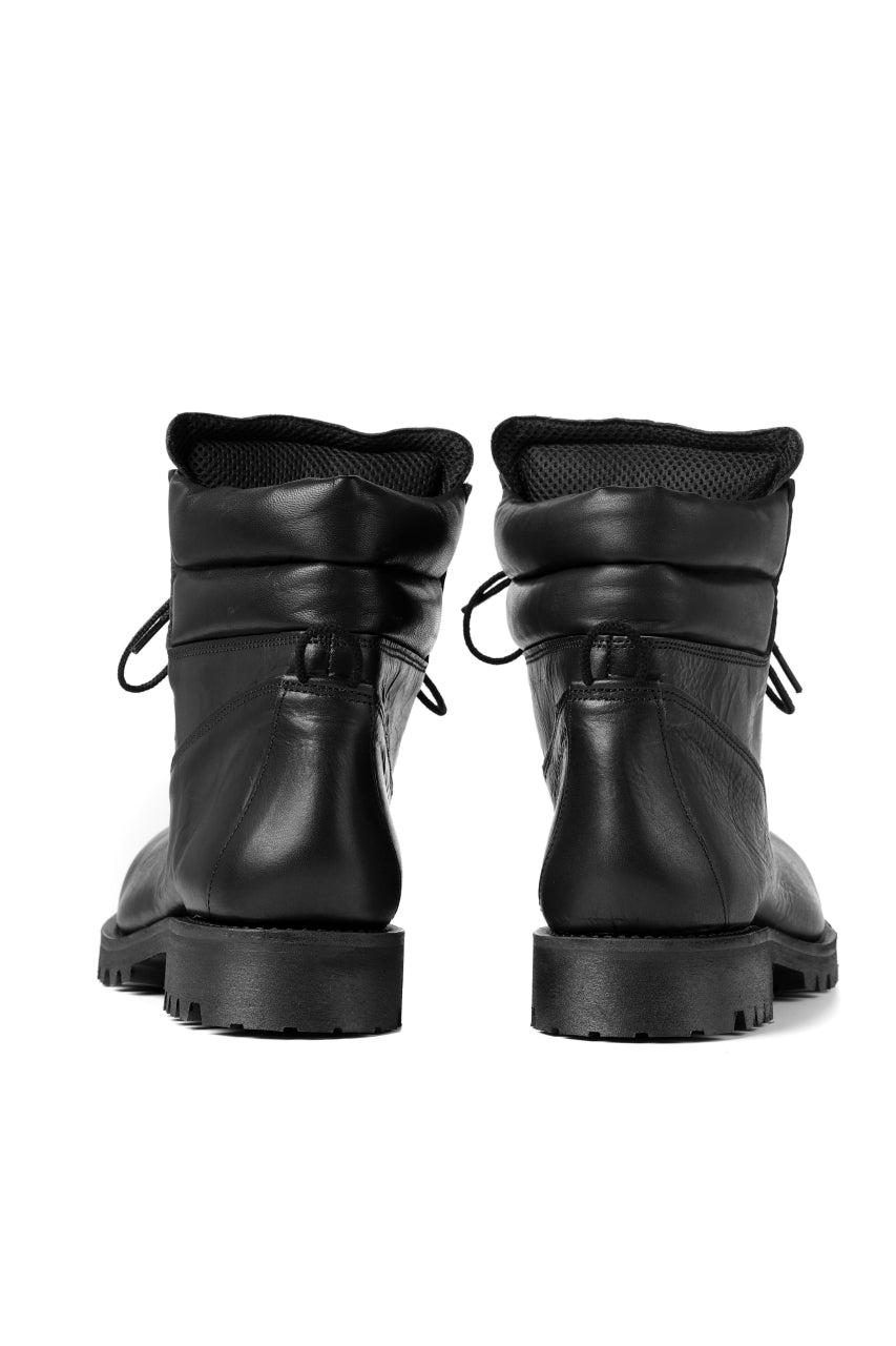 Portaille exclusive LEX-W20 TREK Laced Boots / VACCHETTA SMOOTH (BLACK)