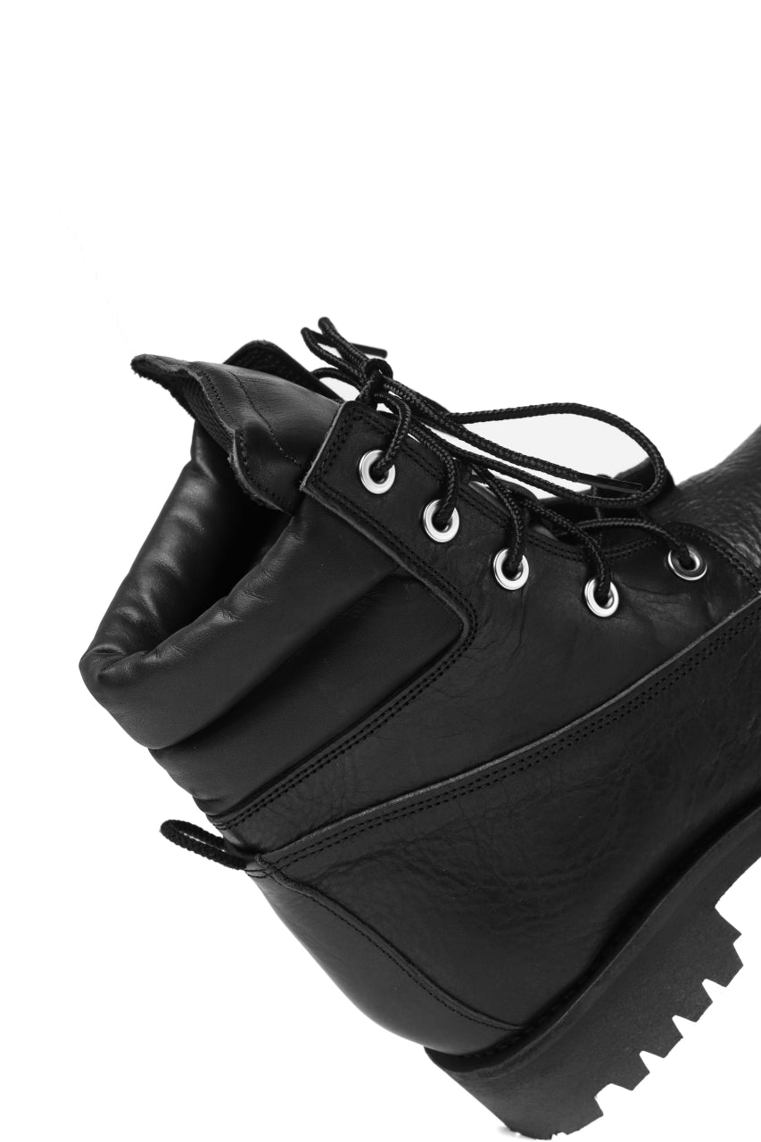 Portaille exclusive LEX-W20 TREK Laced Boots / VACCHETTA SMOOTH (BLACK)