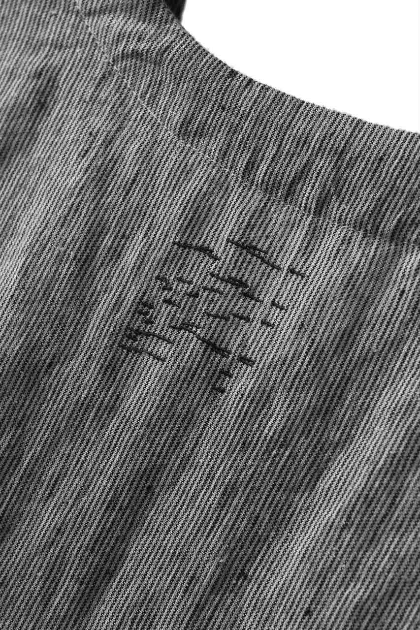 _vital exclusive minimal tunica tops / thin striped linen (BEIGE)