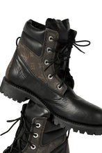 Load image into Gallery viewer, Portaille exclusive LEX-W20 TREK Laced Boots / VINTAGE &quot;re-build&quot; (BLACK / XXX)