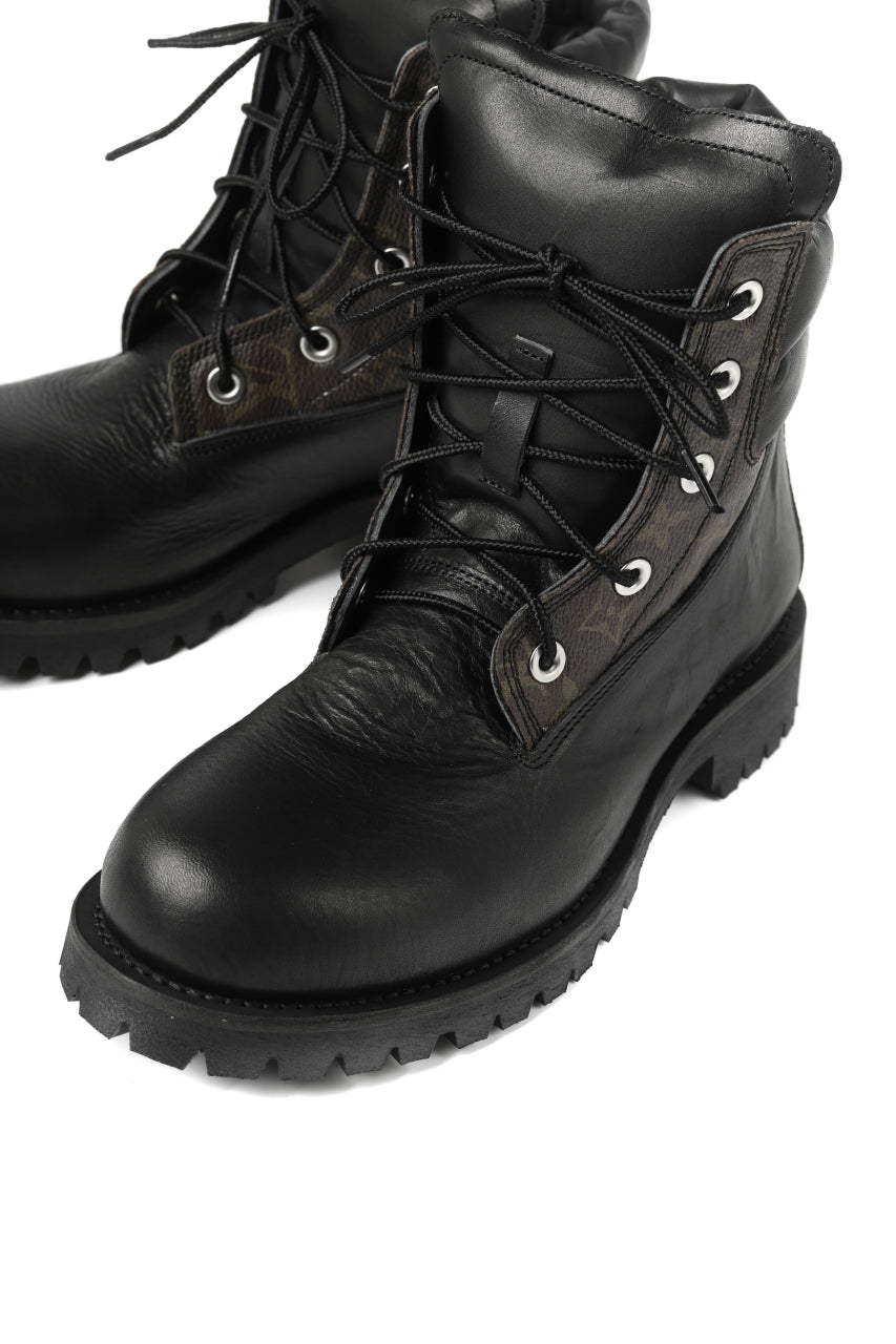 Portaille exclusive LEX-W20 TREK Laced Boots / VINTAGE "re-build" (BLACK / XXX)