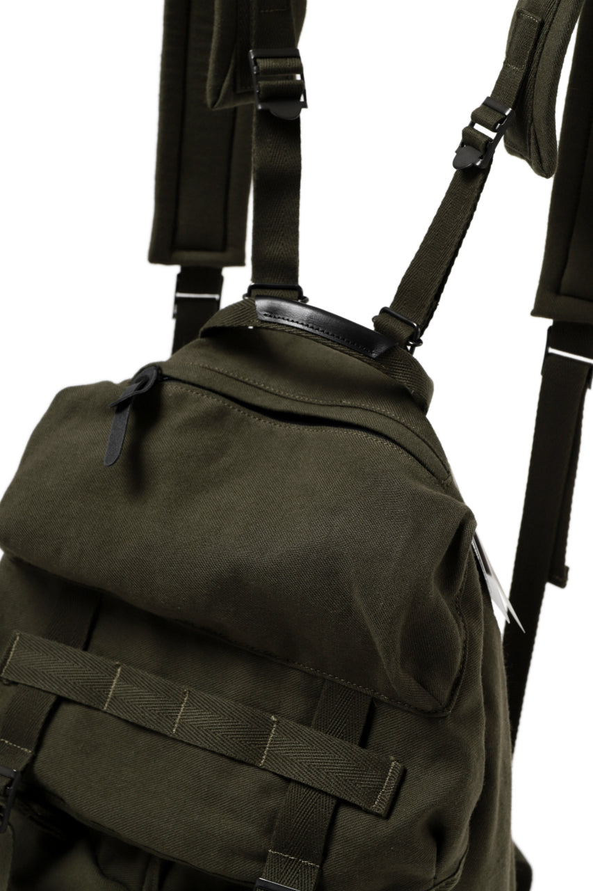 Y's MILITARY RUCK SACK / SURGE WOOL & COTTON (KHAKI)の商品ページ | ワイズの公式通販 ...