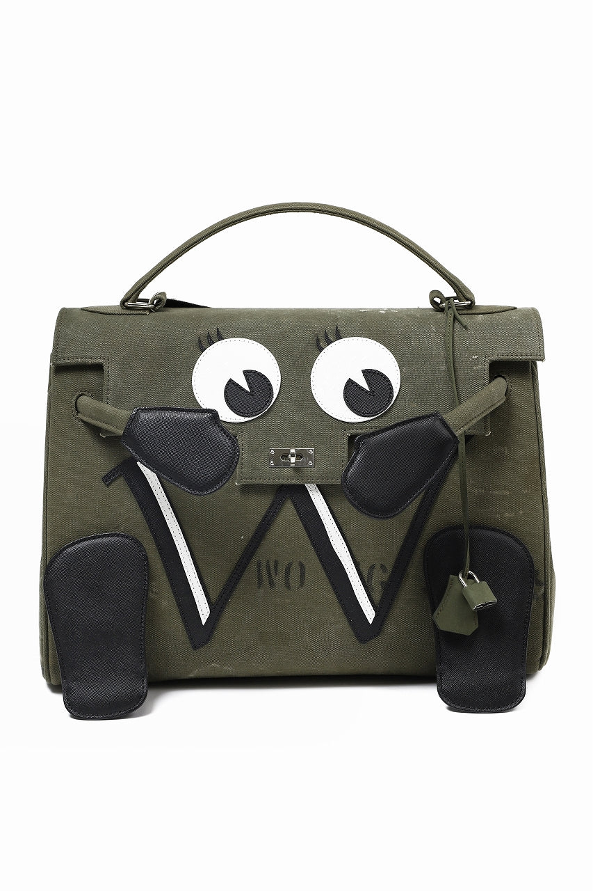 Load image into Gallery viewer, READYMADE x Dr.WOO DOLL BAG (KHAKI GREEN)