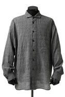 forme d'expression Oversized Shirt w/ Pocket (Glen Check)