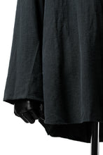 Load image into Gallery viewer, YUTA MATSUOKA exclusive minimal shirt / noil silk broad (BLACK)