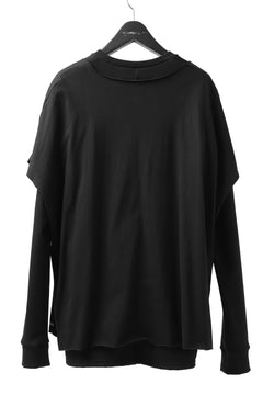 Load image into Gallery viewer, A.F ARTEFACT &quot;Trunk-Show&quot; SEPARATE LAYERED TOPS / BomberHEAT® + LIGHT JERSEY (BLACK)