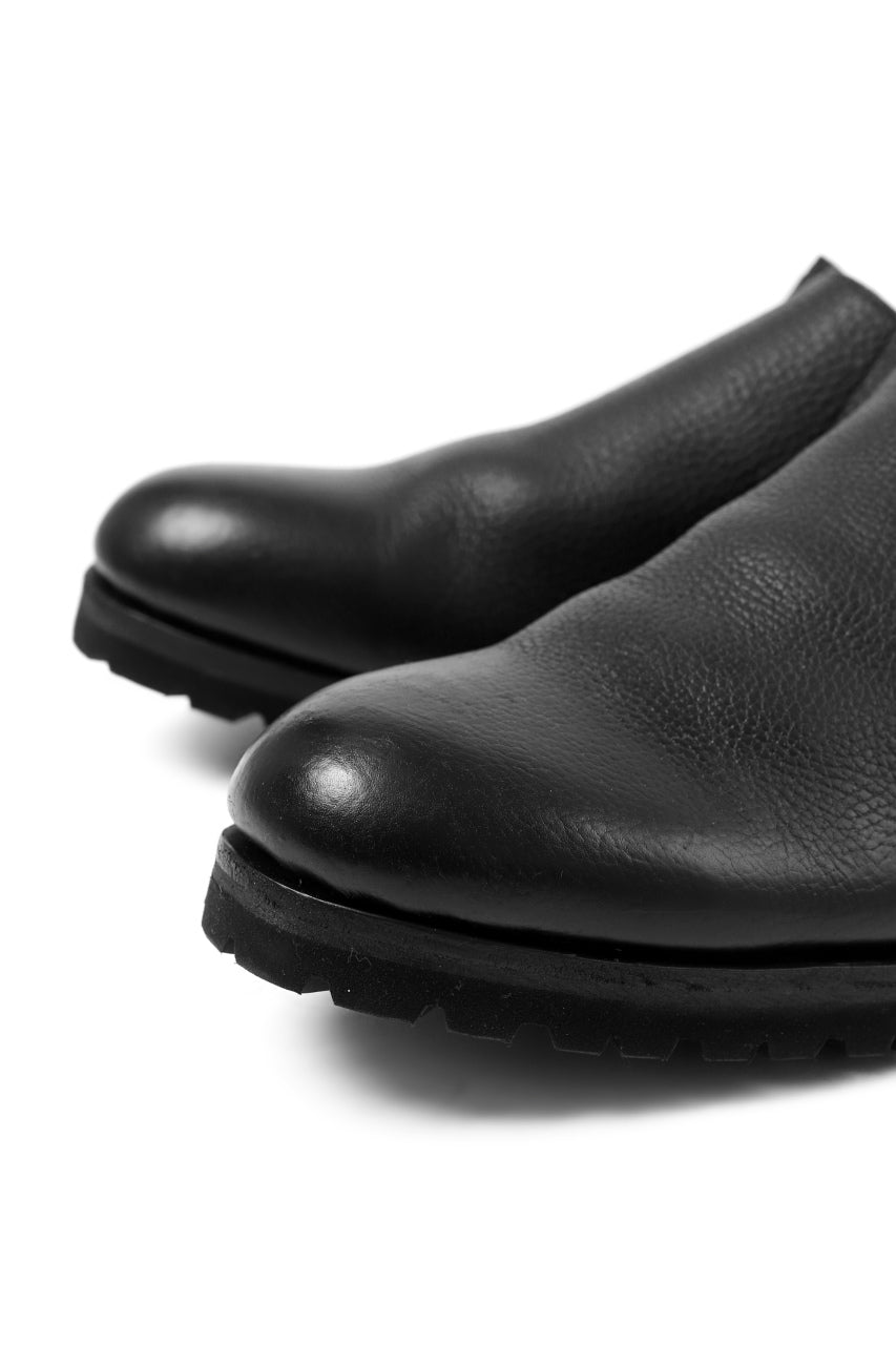 Load image into Gallery viewer, Portaille &quot;one make&quot; PL5 VB Slipon Shoes / Oiled Kip (OVER DYED BLACK)