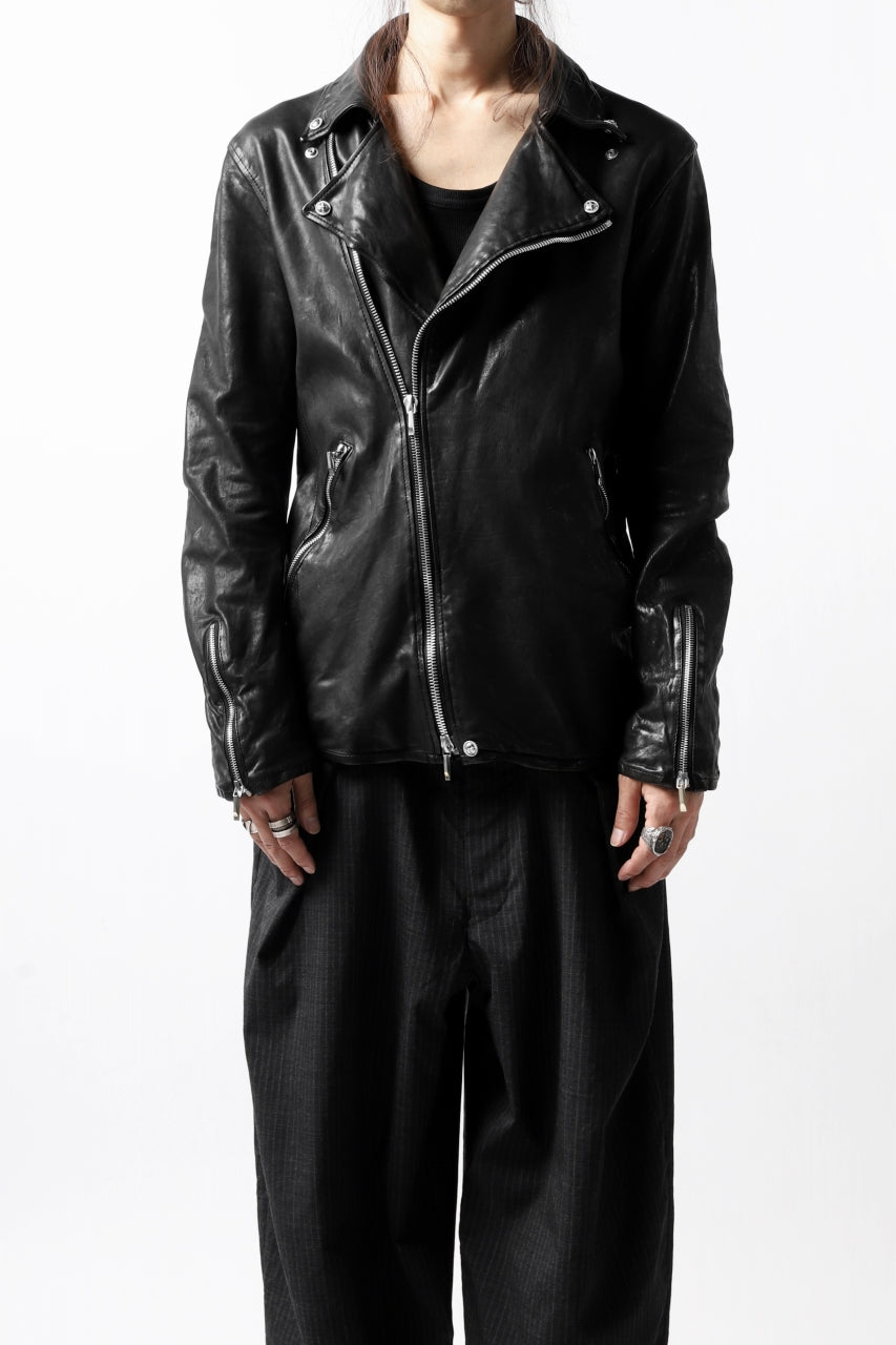 BACKLASH THE LINE DOUBLE BREASTED JACKET / ITALY CALF