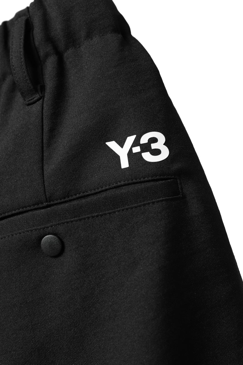 Y-3 Yohji Yamamoto ELEGANT THREE STRIPES TAILOR-SHORTS (BLACK)