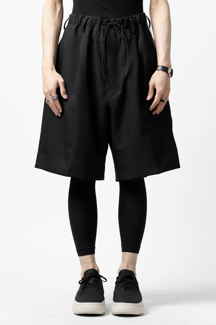 Y-3 Yohji Yamamoto ELEGANT THREE STRIPES TAILOR-SHORTS (BLACK)