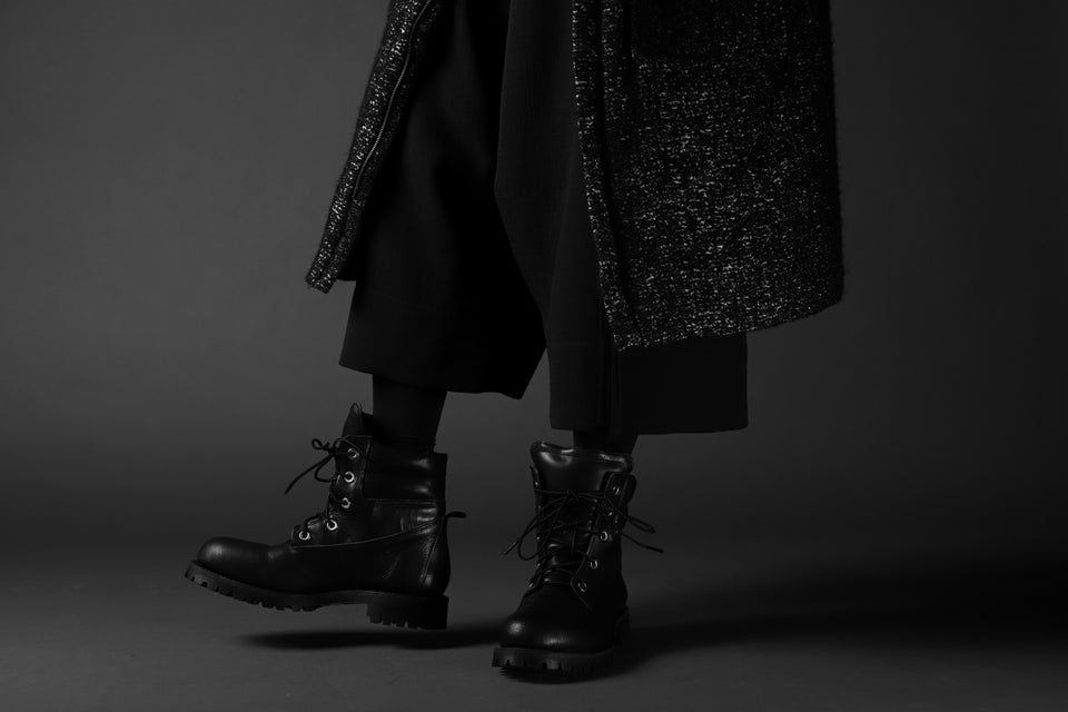 画像をギャラリービューアに読み込む, Portaille exclusive LEX-W20 TREK Laced Boots / VACCHETTA SMOOTH (BLACK)