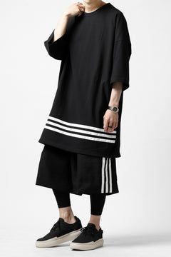 画像をギャラリービューアに読み込む, Y-3 Yohji Yamamoto ELEGANT THREE STRIPES TAILOR-SHORTS (BLACK)