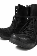 Load image into Gallery viewer, BORIS BIDJAN SABERI HORSE LEATHER LACE UP BOOTS / &quot;BOOT2-SIN&quot; (BLACK)