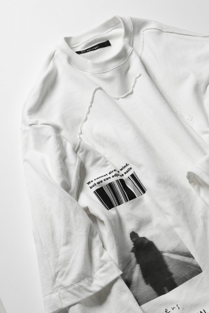 画像をギャラリービューアに読み込む, A.F ARTEFACT &quot;ANSWERS&quot; DOCKING SWEATER TOPS (WHITE)