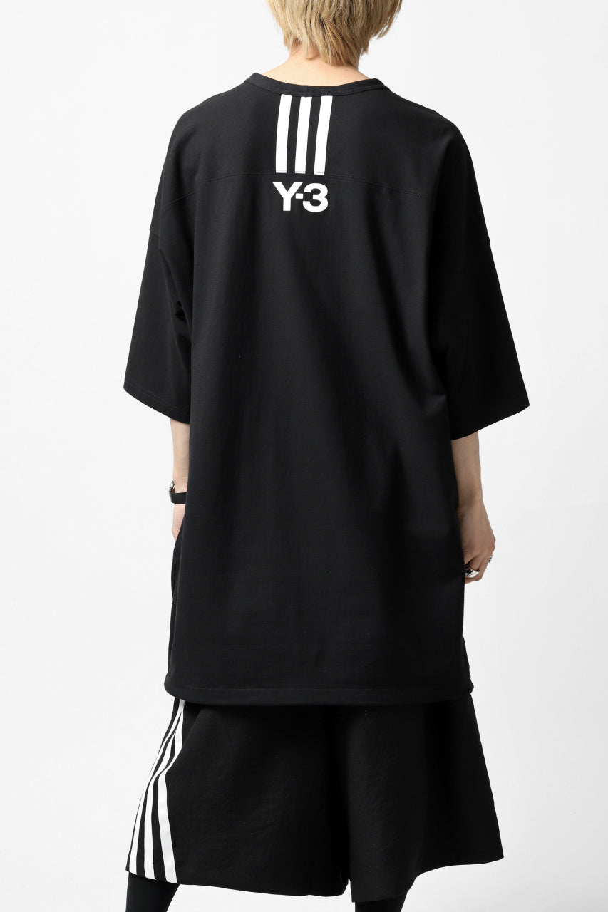 Load image into Gallery viewer, Y-3 Yohji Yamamoto HORIZONTAL STRIPES LOOSEY TOPS (BLACK)