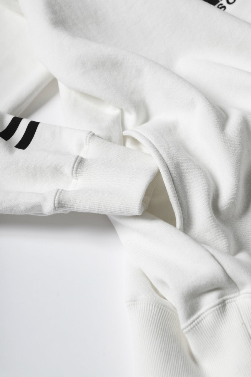 A.F ARTEFACT "NUMBERS" SWEATER HOODIE (WHITE)
