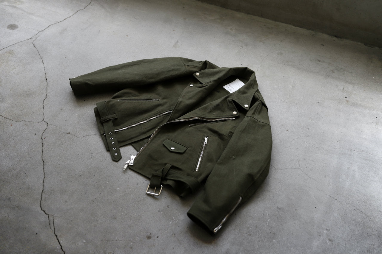 READYMADE MORTORCYCLE JACKET (GREEN / SIZE.2)