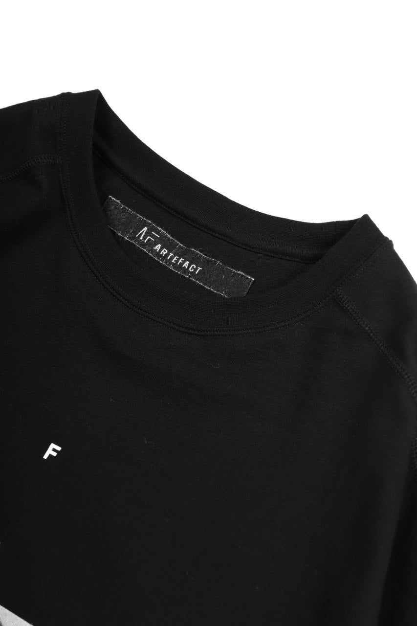 A.F ARTEFACT "ANSWERS" LAYERED OVER SIZE TOPS (BLACK)