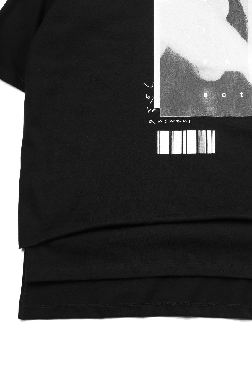 A.F ARTEFACT "TWINS" LAYERED OVER SIZE TOPS (BLACK)