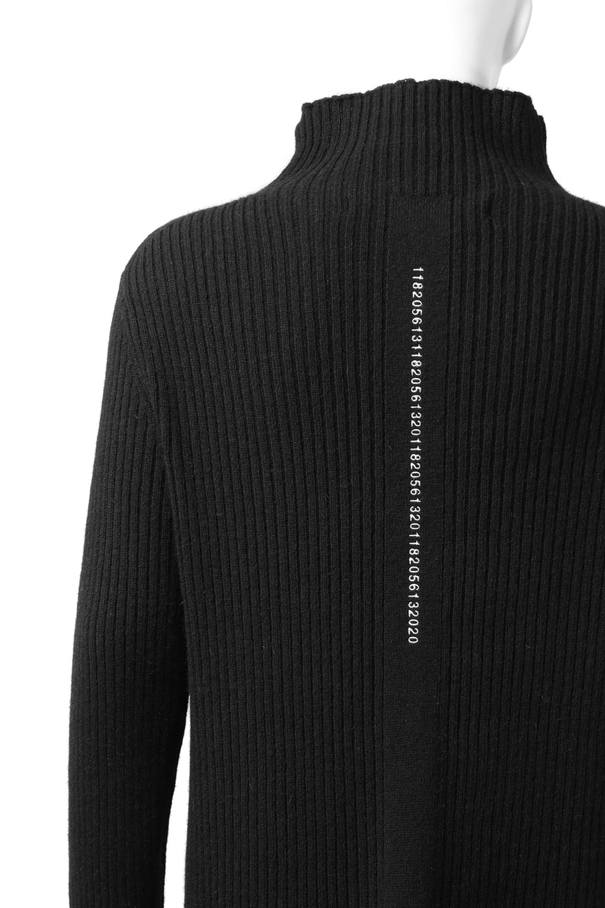 A.F ARTEFACT "Trunk-Show" HIGHNECK KNIT PULLOVER (BLACK)