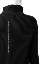 画像をギャラリービューアに読み込む, A.F ARTEFACT &quot;Trunk-Show&quot; HIGHNECK KNIT PULLOVER (BLACK)