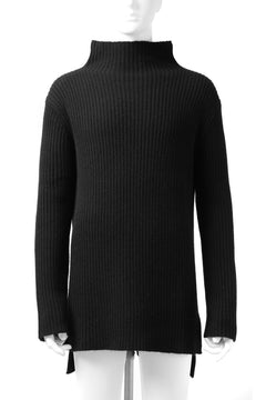 画像をギャラリービューアに読み込む, A.F ARTEFACT &quot;Trunk-Show&quot; HIGHNECK KNIT PULLOVER (BLACK)