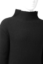 画像をギャラリービューアに読み込む, A.F ARTEFACT &quot;Trunk-Show&quot; HIGHNECK KNIT PULLOVER (BLACK)