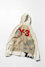 Load image into Gallery viewer, Y-3 Yohji Yamamoto LAYERED BACK LOGO HOODIE / FRENCH TERRY (MULTI BEIGE)