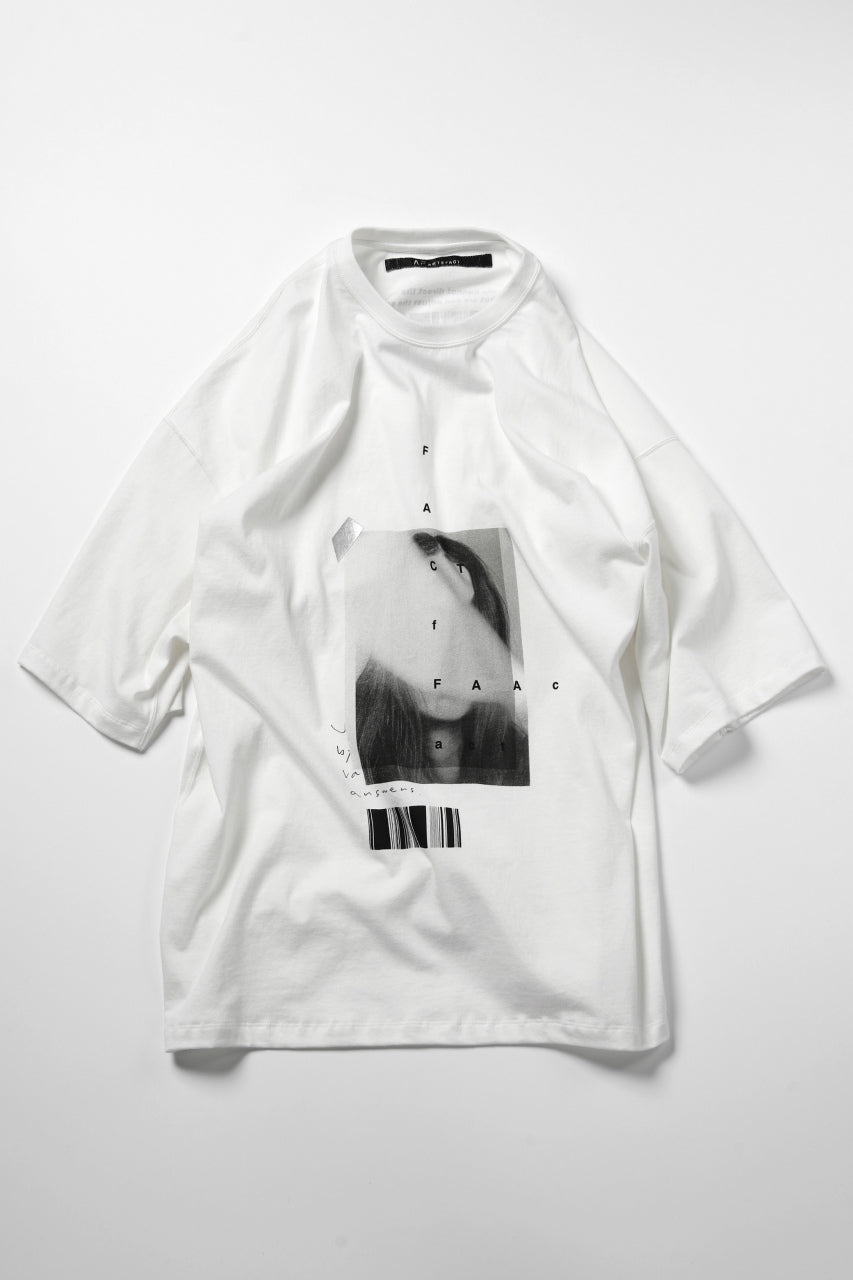 A.F ARTEFACT "ANSWERS" OVER SIZED TOPS (WHITE)