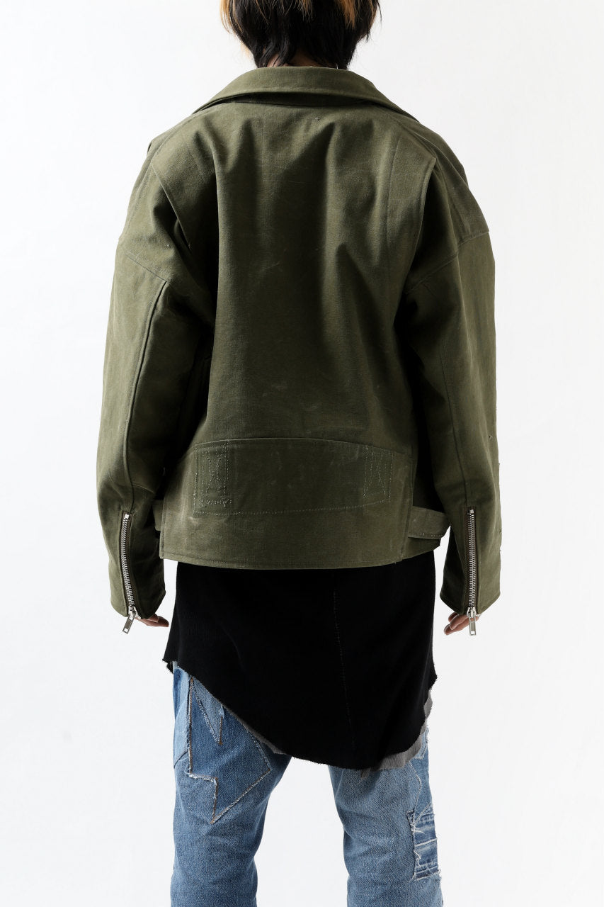 READYMADE MORTORCYCLE JACKET (GREEN / SIZE.1)