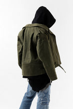 Load image into Gallery viewer, READYMADE MORTORCYCLE JACKET (GREEN / SIZE.2)