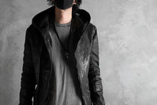 画像をギャラリービューアに読み込む, incarnation exclusive HOODED JACKET / HORSE FULL GRAIN (BLACK EDITION)