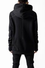 Load image into Gallery viewer, thomkrom DOUBLE HOODIE PULL OVER PARKA / OVER LOCKED (BLACK)