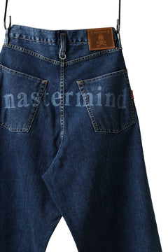 Load image into Gallery viewer, mastermind JAPAN WIDE TAPERED PANTS / 2WAY STRETCH DENIM (INDIGO)