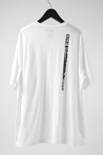 Load image into Gallery viewer, FACETASM BARCODE PRINT TEE (WHITE)