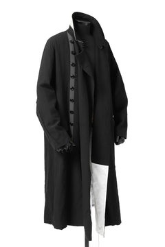 画像をギャラリービューアに読み込む, KLASICA HM-C DOUBLE BREASTED COAT / MONOTONE HOUND TOOTH (BLACK)