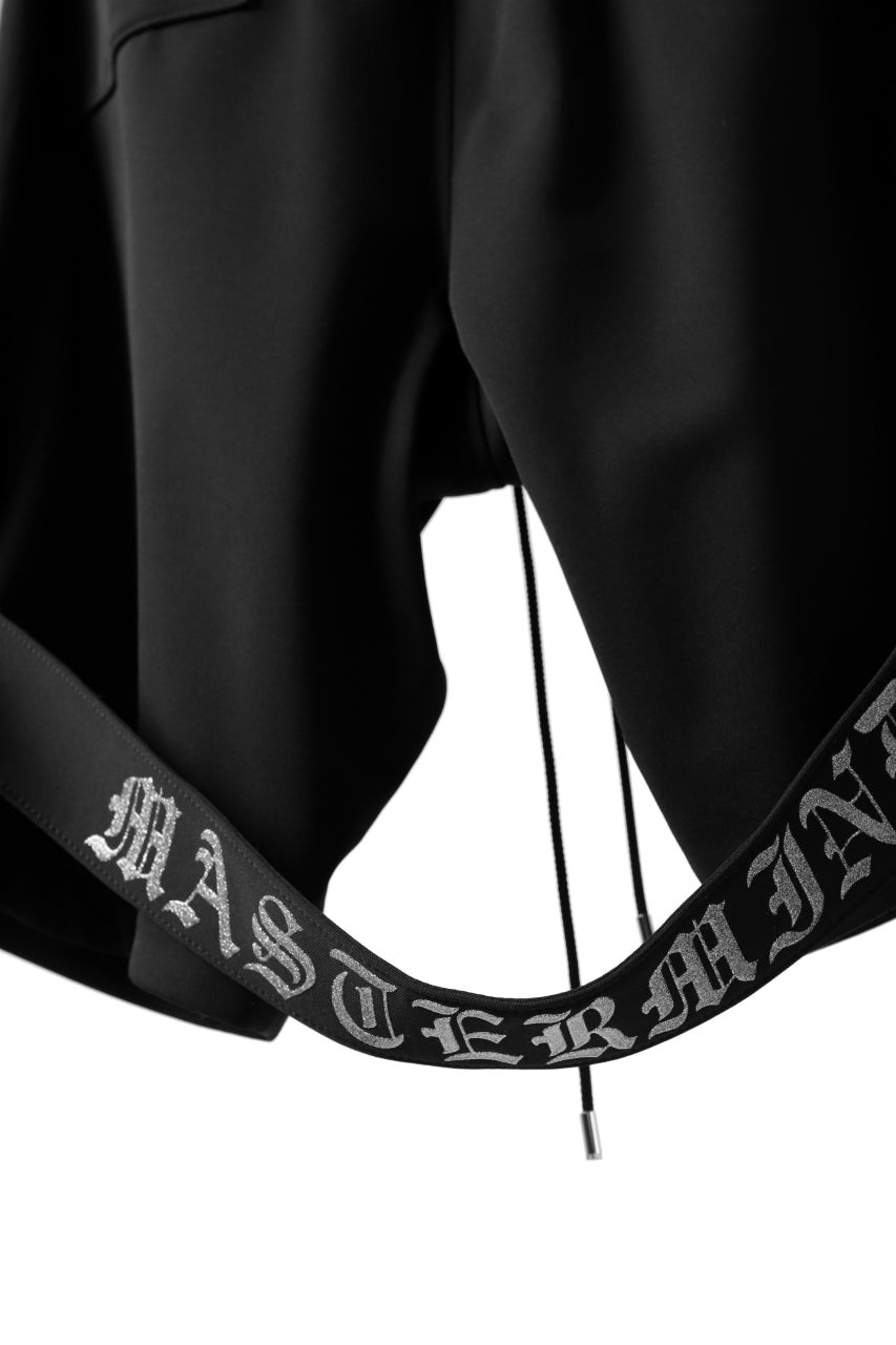 mastermind JAPAN SLIM BONDAGE PANTS / HIGHEND JERSEY (BLACK)
