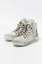 Load image into Gallery viewer, masnada HIGH TOP SNEAKER / PELLE DI VITELLO (DIRTY ICE WHITE)