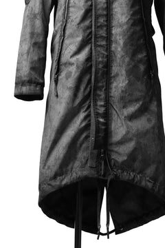 画像をギャラリービューアに読み込む, 11 BY BORIS BIDJAN SABERI PADDED MODS COAT &quot;J20-F-1317&quot; (DIRTY GREY)